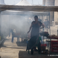 Schaschlik in Xiva (und auch sonst überall in Usbekistan)