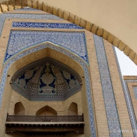 Mohammed Amin Khan Madrasa (Schule) - heute Heimat eines Hotels. Xiva