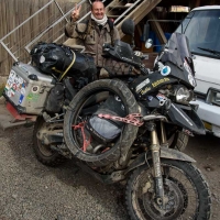Wiedersehen in Ulan Bator. Die Adventure von Thierry ist immer noch \"leicht\" bepackt
