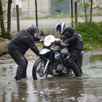 Die Flussdurchfahrt - Klappt nicht immer reibungslos